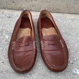 Johnston Murphy brown soft leather, 8.5